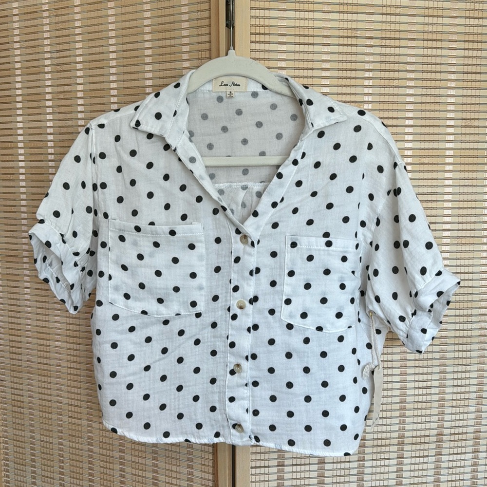 COPY - Love Notes Button Down Shirt NWT